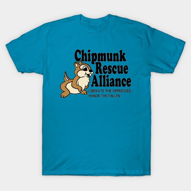 Chipmunk Rescue Alliance T-Shirt by MelissaOSaile